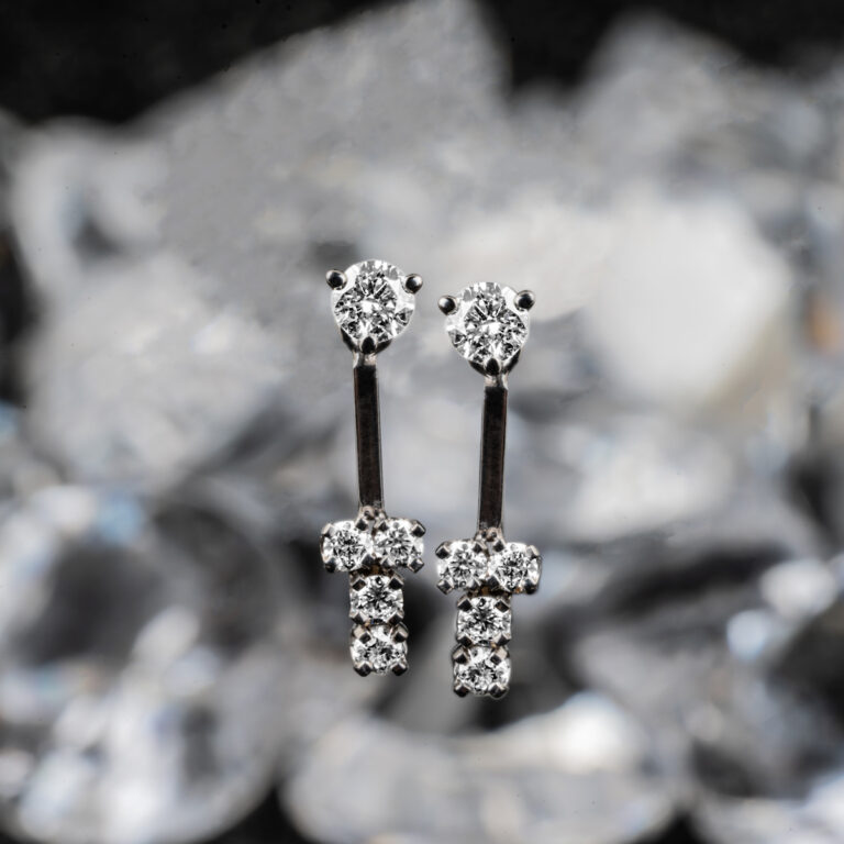 Diamond earrings