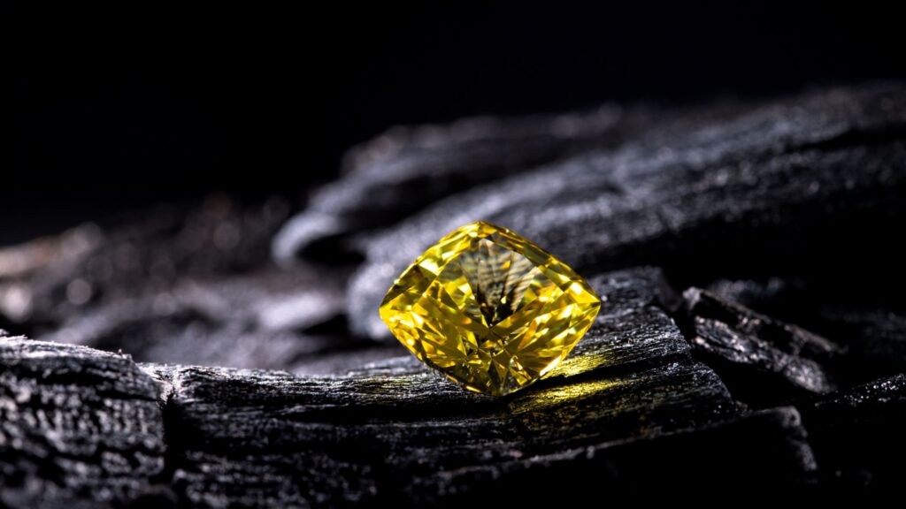 Rough Yellow Diamonds