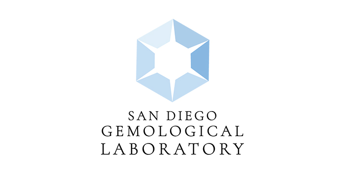 an image of the San Diego Gemological Laboratory logo on a white background.